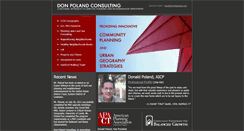 Desktop Screenshot of donaldpoland.com