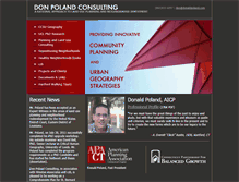 Tablet Screenshot of donaldpoland.com
